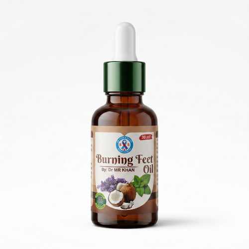 Burning Feet Oil | Herbal Neuropathy & Foot Relief Oil | 30ml | By Dr MR Khan