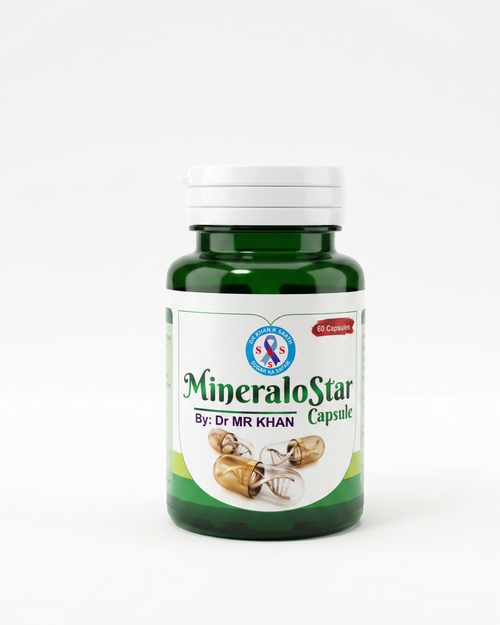 MineraloStar Capsule | Herbal Immunity & Mineral Support | 60 Capsules | By Dr MR Khan