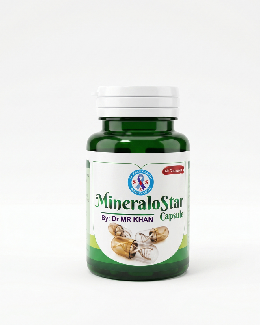 MineraloStar Capsule | Herbal Immunity & Mineral Support | 60 Capsules | By Dr MR Khan