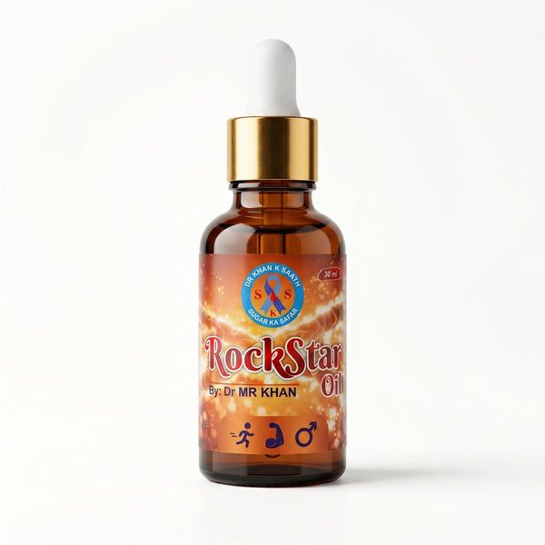 RockStar Oil | Herbal Male Health & Virility Oil | 30ml | By Dr MR Khan