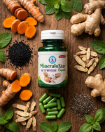 MineraloStar Capsule | Herbal Immunity & Mineral Support | 60 Capsules | By Dr MR Khan